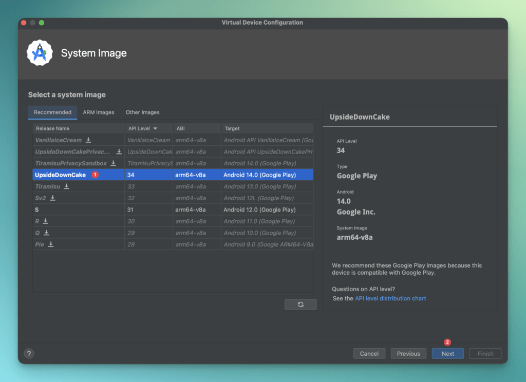 android-choose api-version-device