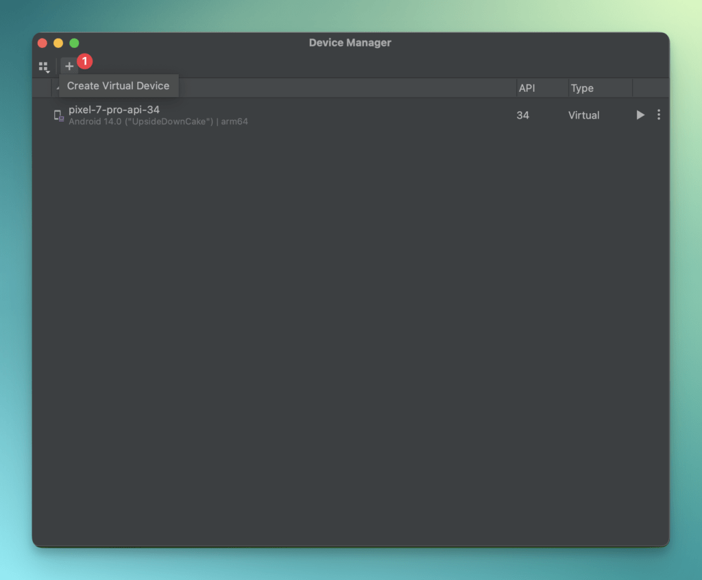 android-create-virtual-device