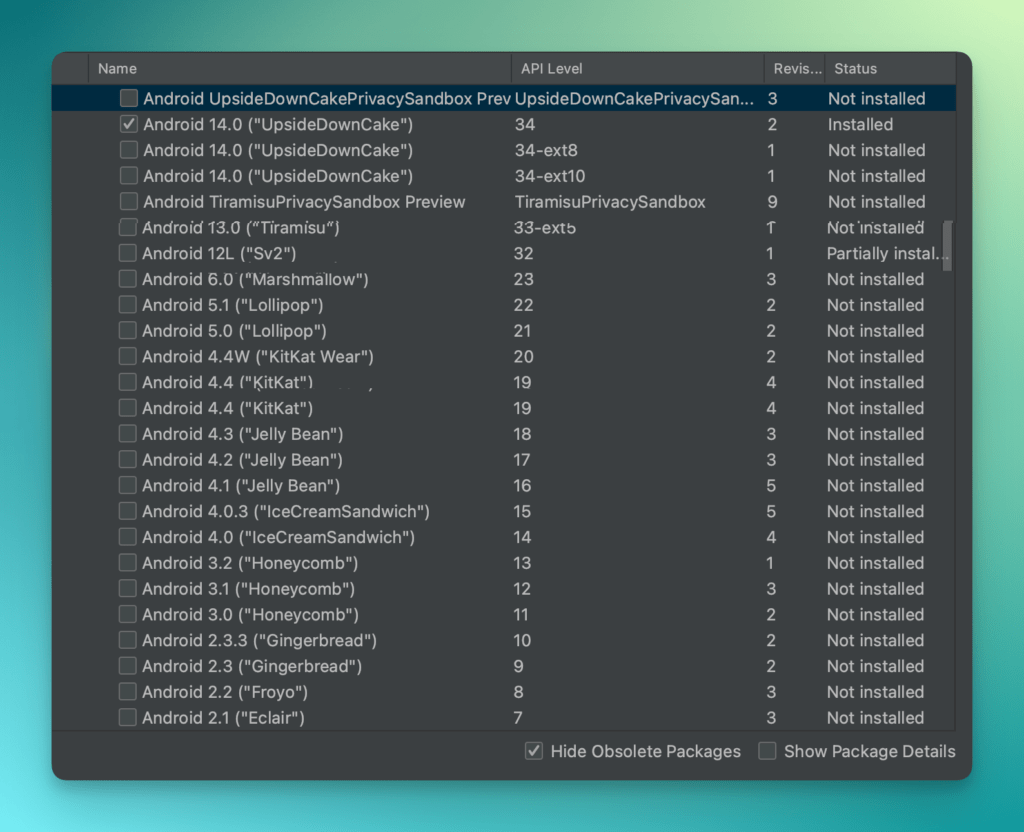 android-studio-choosing-sdk