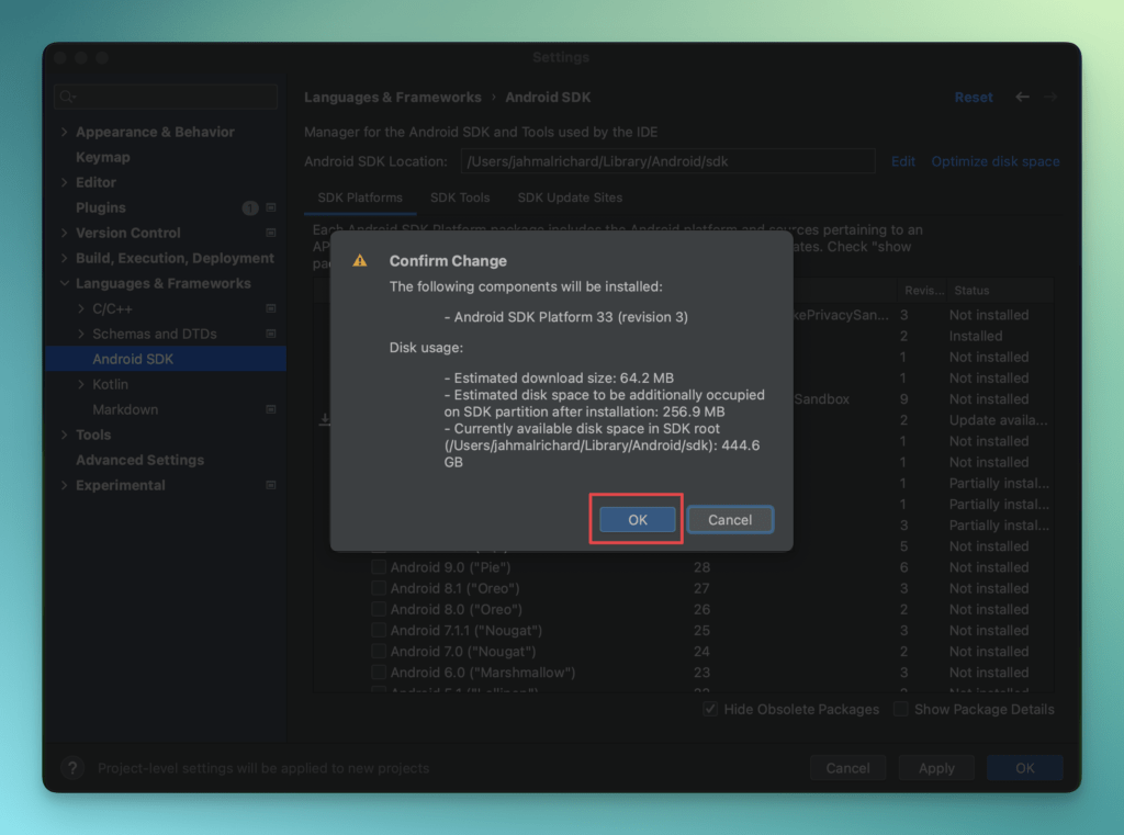 android-studio-sdk-confirmation
