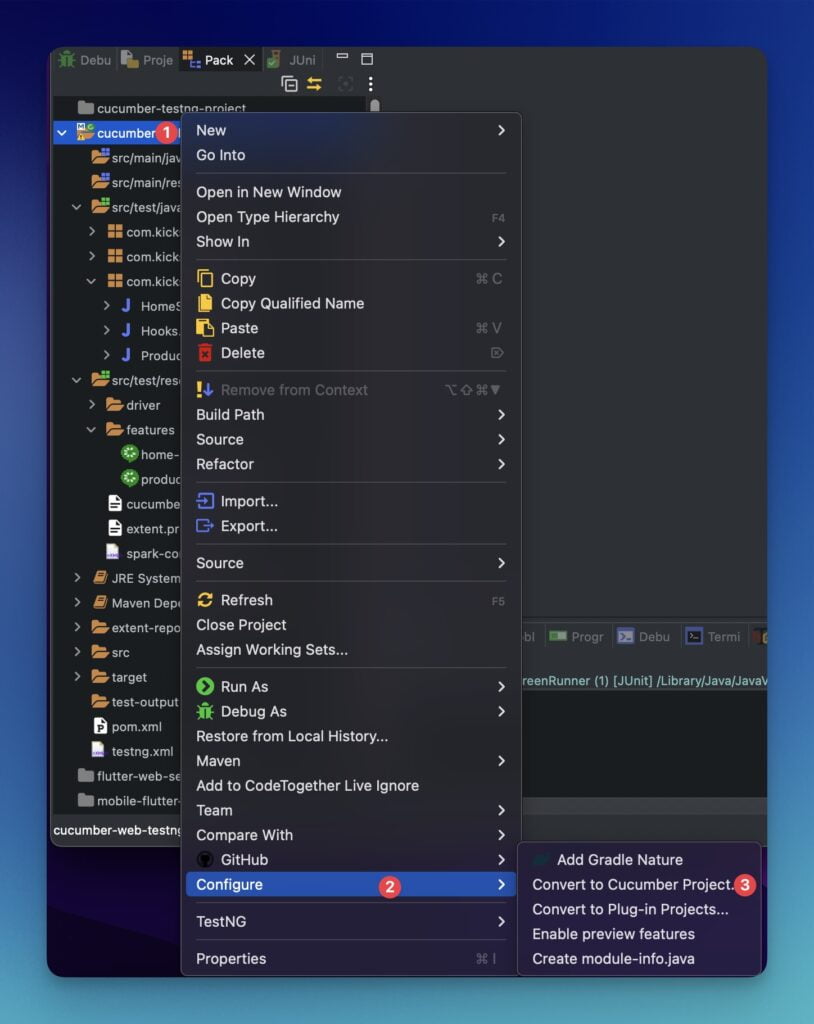 convert-to-cucumber-project