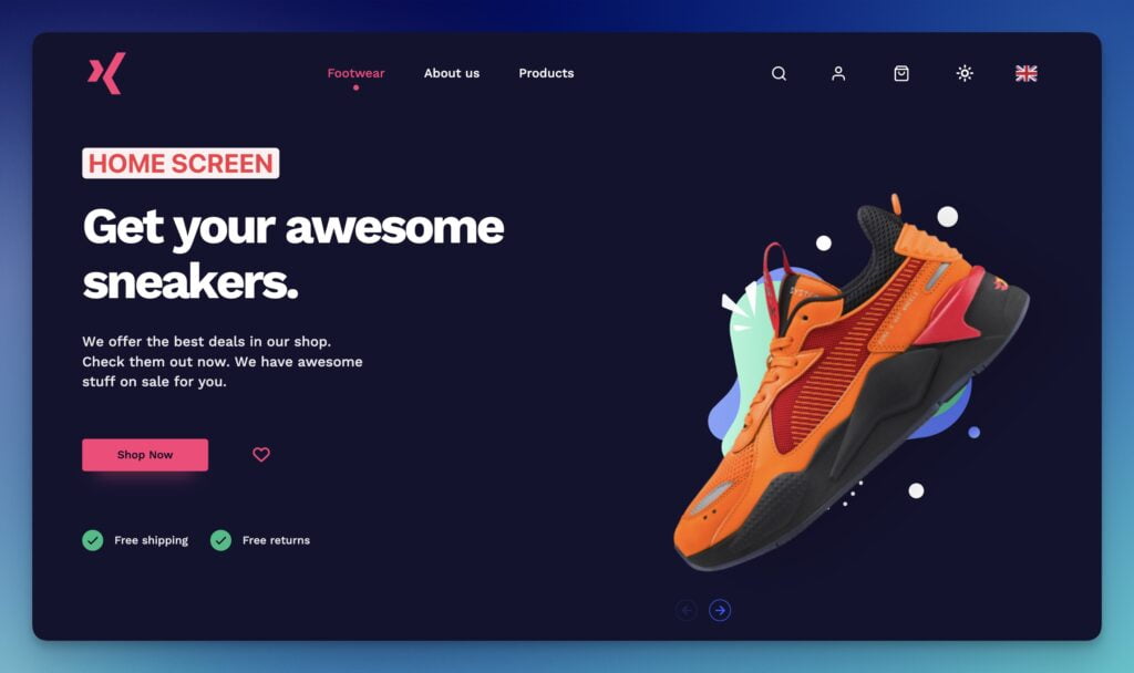 kicks-app-home-screen
