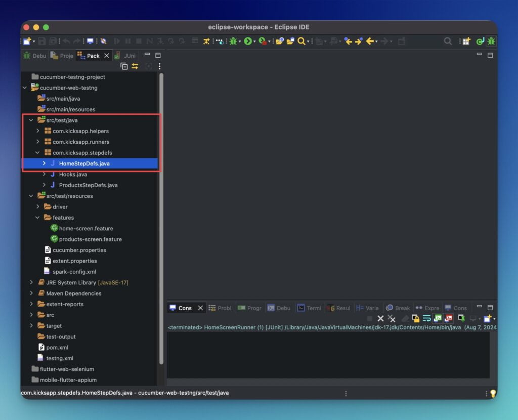 cucumber-step- definitions-directory