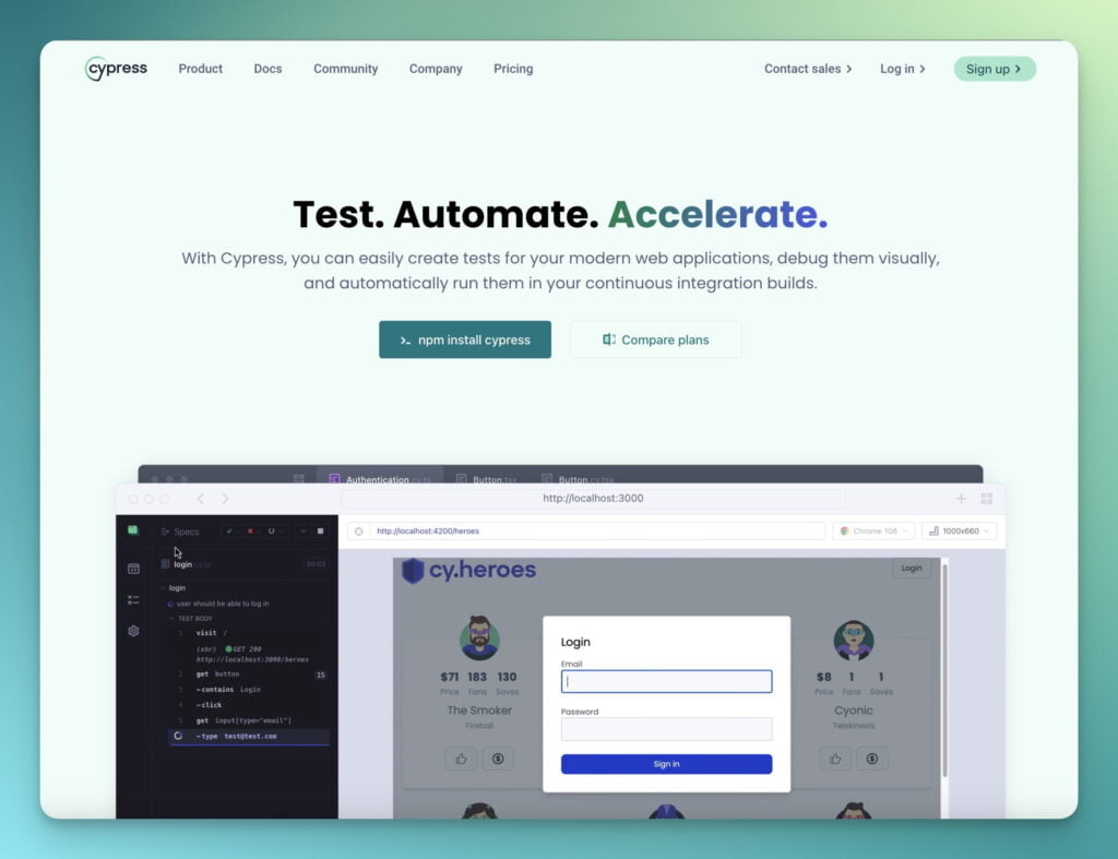 cypress-website