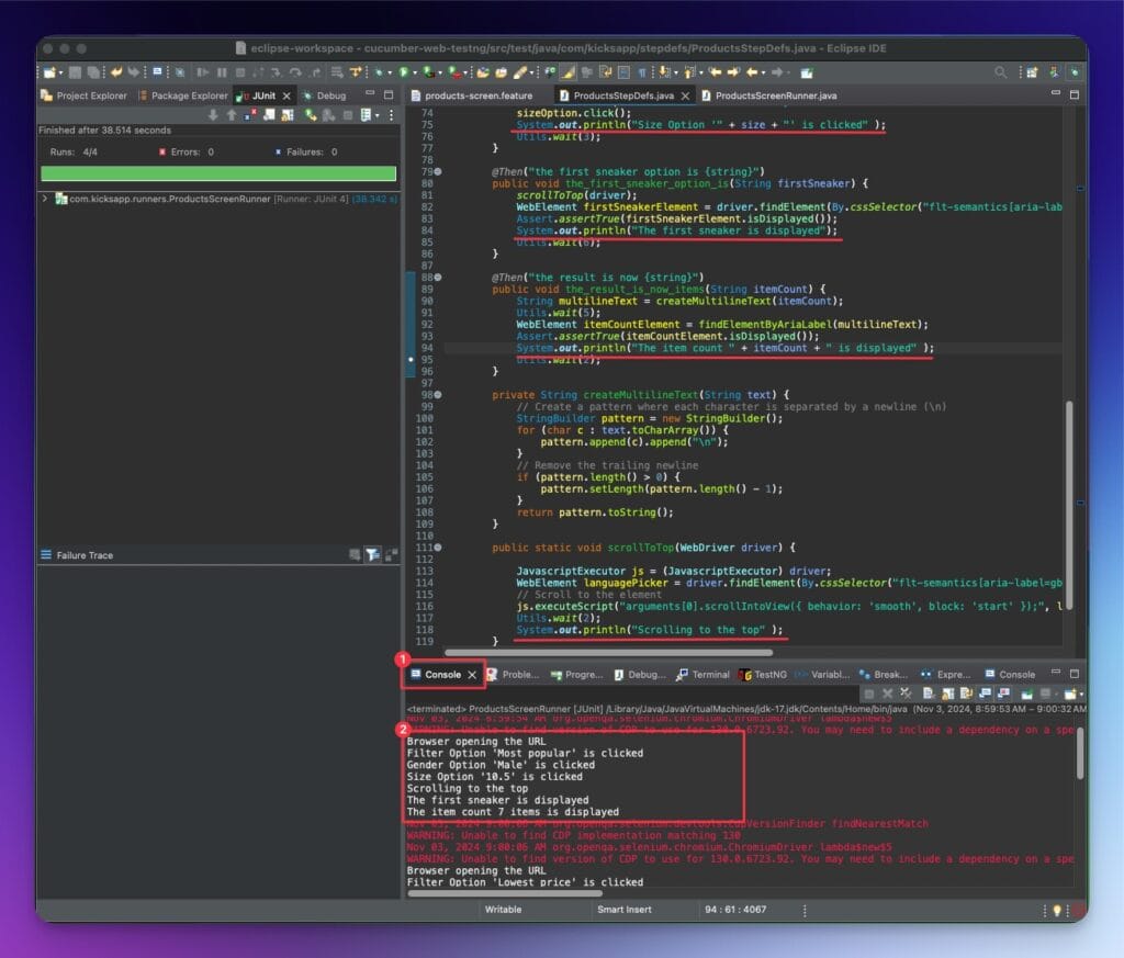 Eclipse: Console Logging Prints Statements