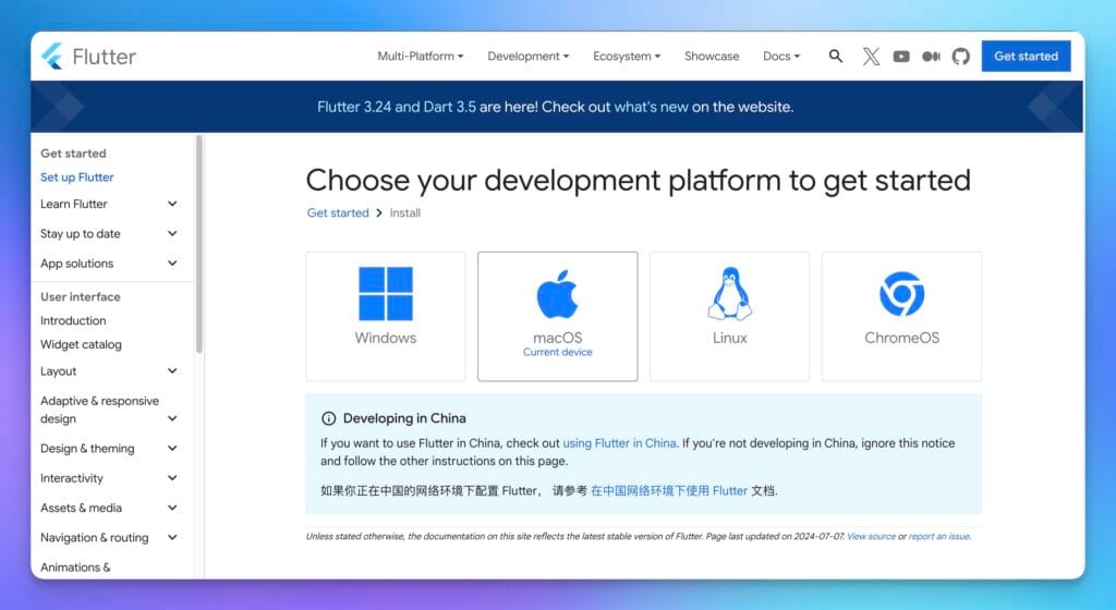 Setting Up Flutter