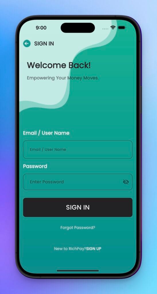 Flutter App: Sign In Screen