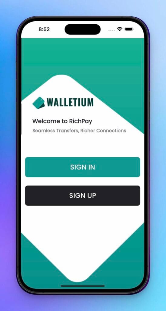 Flutter App Welcome Screen
