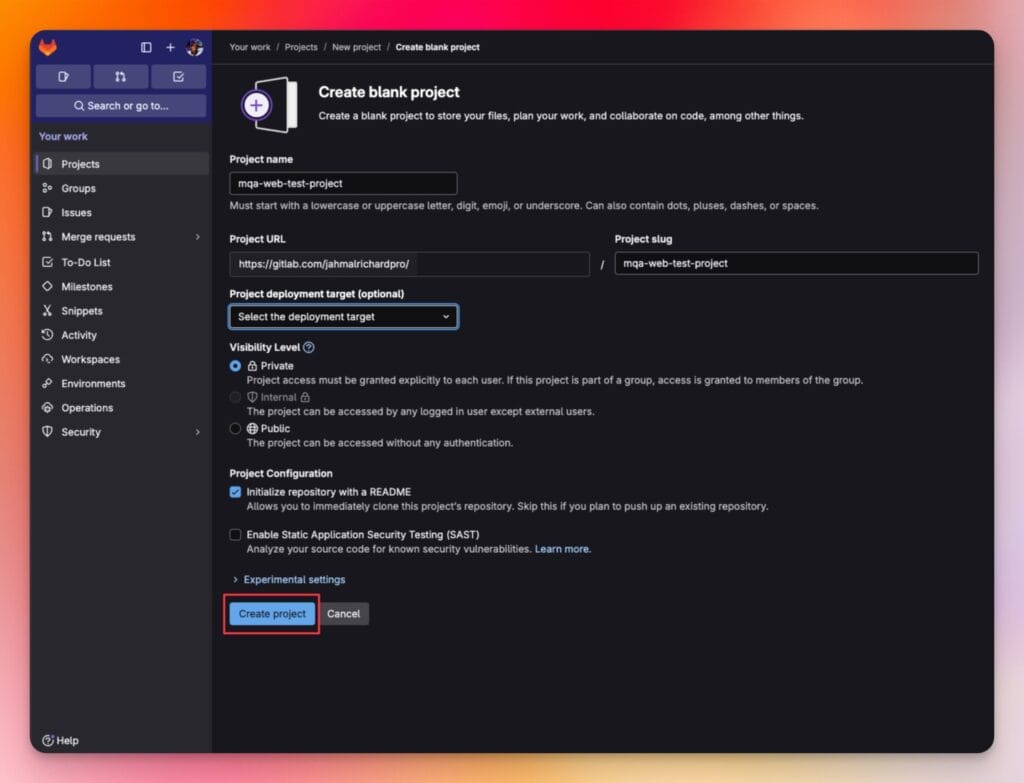 gitlab-project-create-new-project