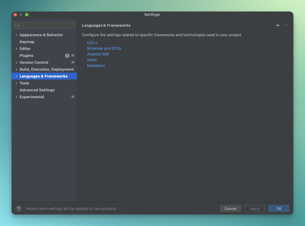 settings-screen-android-studio
