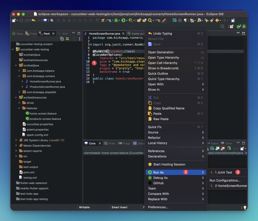 running-as-a-junit-test