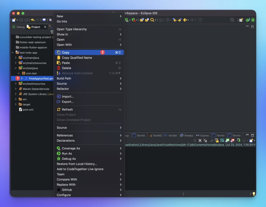 appium-copying-class