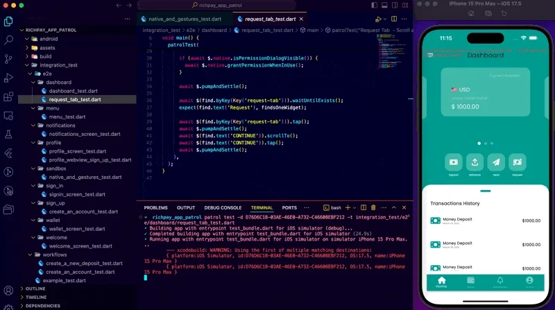 Patrol ScrollTo Feature