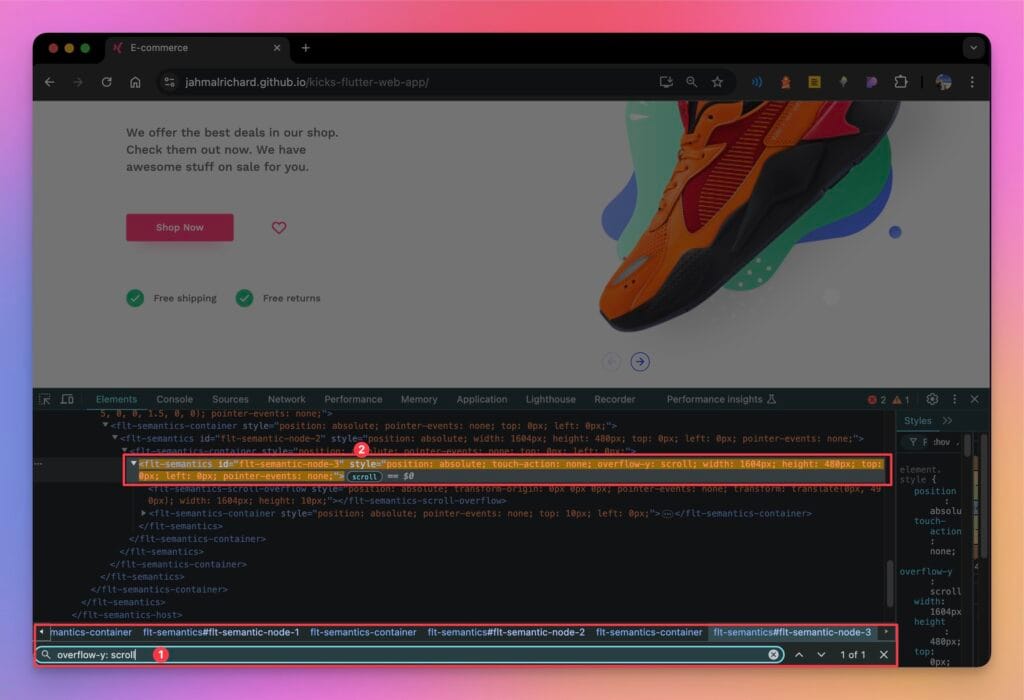 google-chrome0find-flutter-scrollable-element
