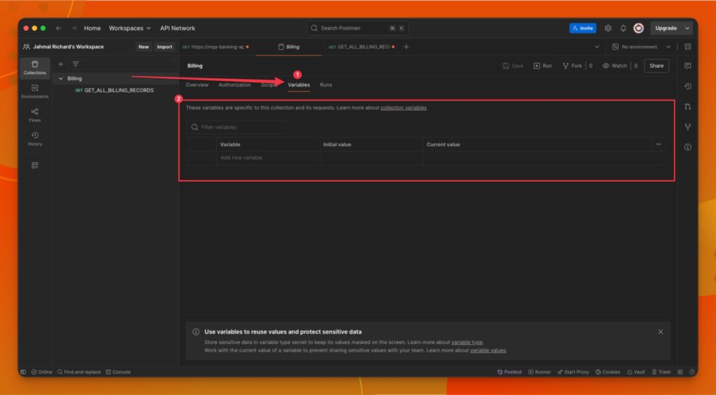 postman-navigating-to-billing-collection-variables